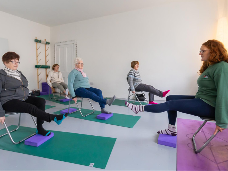 Chair Yoga Retreat – Yoganess Ireland Chair Yoga Retreat - Yoganess Ireland